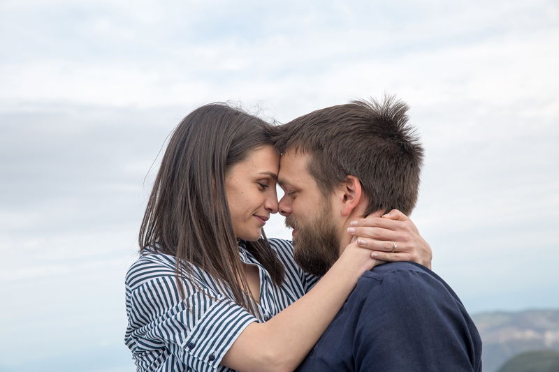 foto di coppia prematrimoniale a lipari