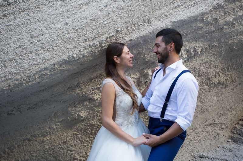 sposi sguardi dopo matrimonio a lipari