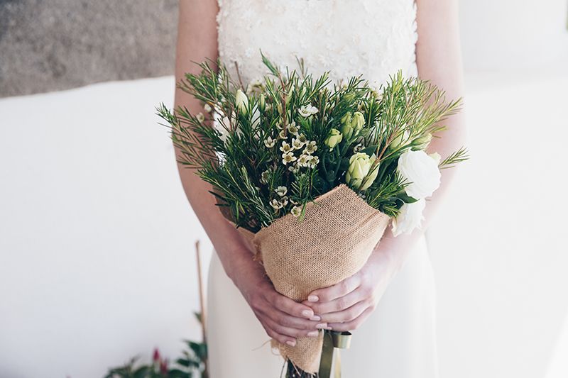 Matrimonio a Lipari: bouquet sposa