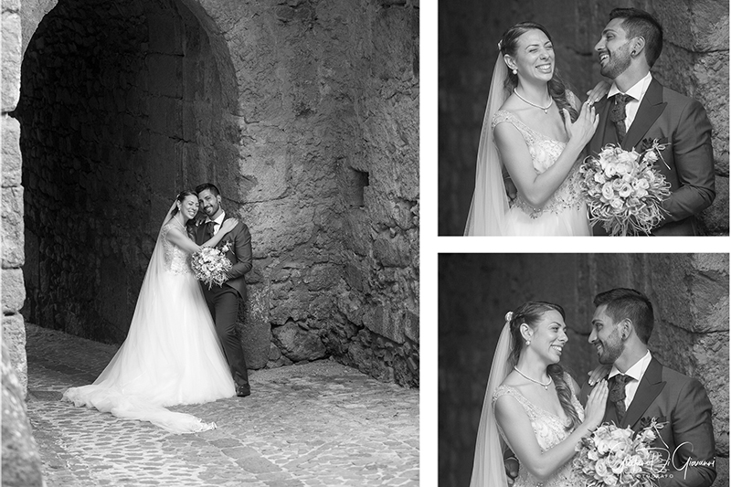 Matrimonio a Lipari: sposi felici al castello