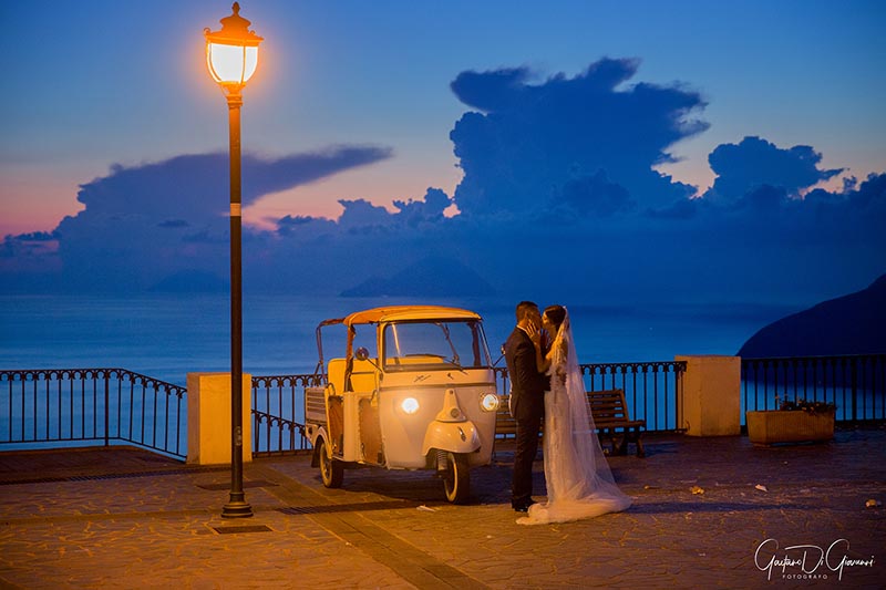 Fotografo matrimonio a lipari, esempi, gli sposi