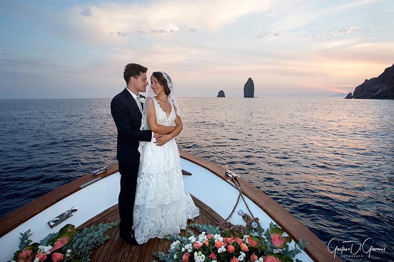 Fotografo matrimonio a lipari, esempi, gli sposi