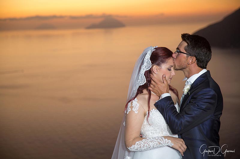 Fotografo matrimonio a lipari, esempi, gli sposi