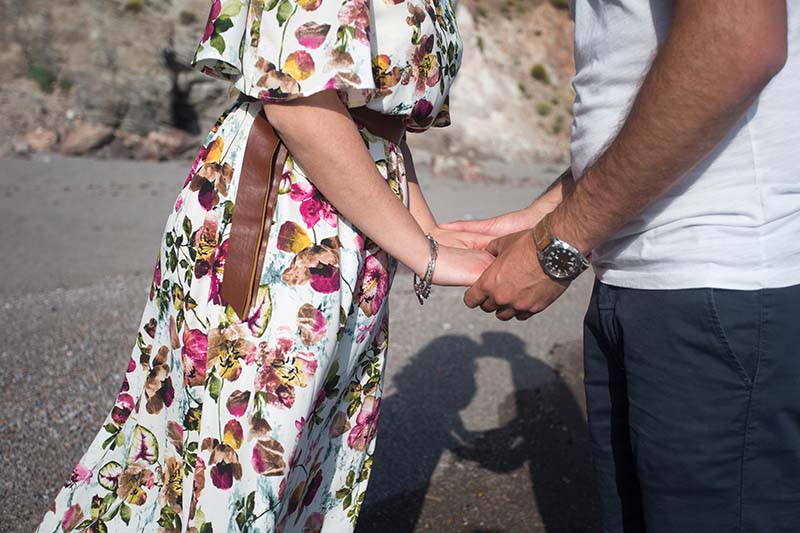 matrimonio a lipari ,sposi in spiaggia