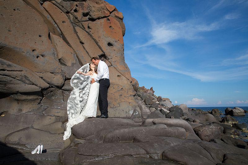 Matrimonio isole eolie, fotografo ad alicudi